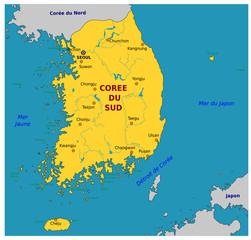 Obraz premium Corée du Sud