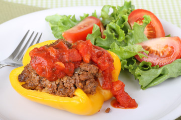 Stuffed Yellow Pepper