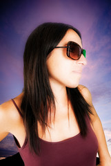 young  mediterranean woman - Sicilian