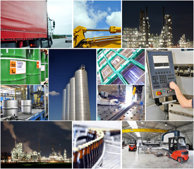 Industrie Collage // industry concept