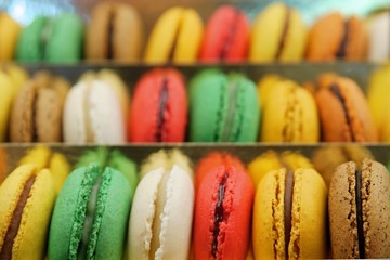 assortiment de macarons variés