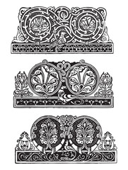 Ornament in the Gothic style