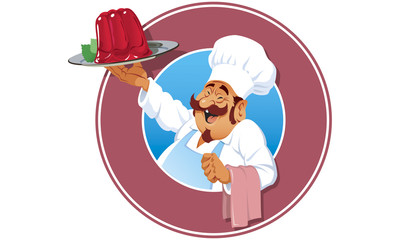 COOK WITH RASPBERRY PUDDING