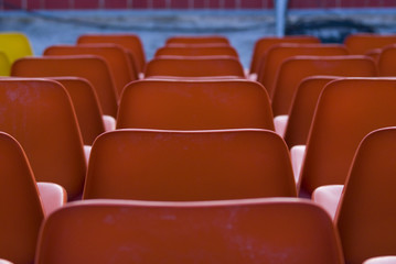 Fototapeta premium sièges rouges