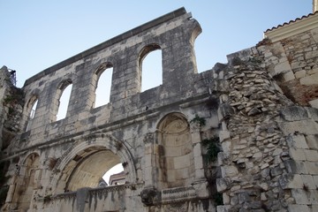 Obraz premium remain of Diocletian's palace in Split