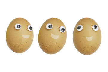 Egg smiling