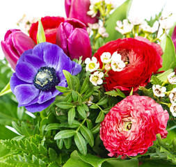 colorful flowers bouquet