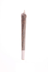 Marijuana Joint on white background