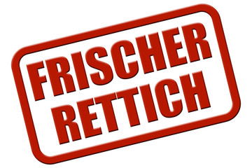 Stempel rot rel FRISCHER RETTICH