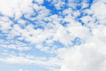 blue sky with clouds