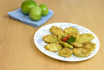 fried green tomatoes battered