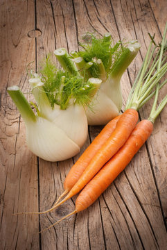 Carote, finocchi - ortaggi