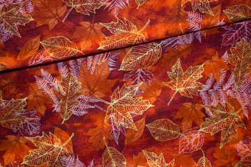 Золотая осень на ткани (Gold autumn on tissue)