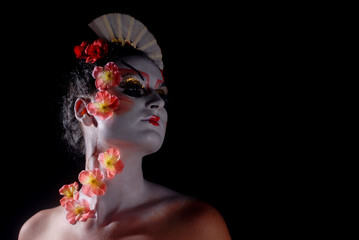 Naklejka premium Geisha