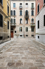Fototapeta na wymiar charakterystyczny ulica Wenecji