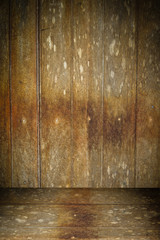 old wooden interior