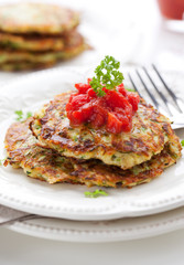 Zucchini pancakes
