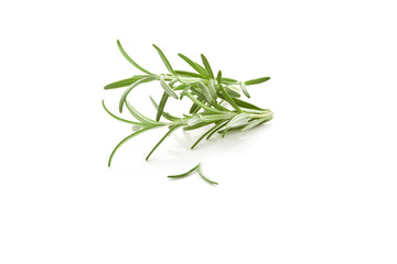 Rosmarino su sfondo bianco - Isolated
