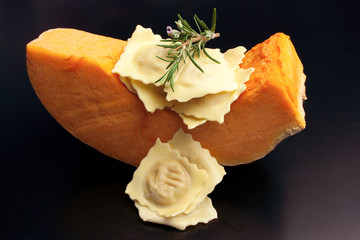 Tortelli con ripieno di zucca