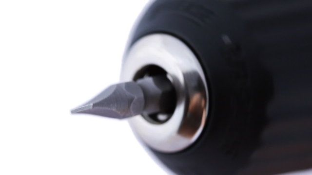 Keyless chuck electric screwdriver rotates