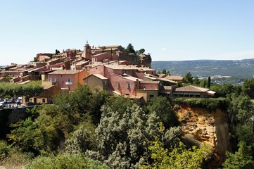 Fototapeta na wymiar Village Roussillion, Provence, France.