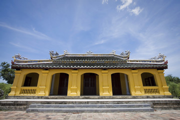 Fototapeta na wymiar antica pagoda a hue in vietnam