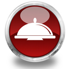 Restauranti glossy icon