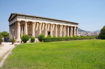 Fototapeta na wymiar temple d'héphaistos (agora - Athénes)