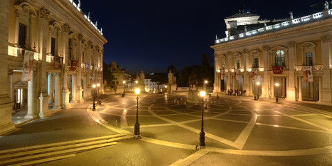 Fototapeta na wymiar Piazza del Campidoglio, Roma