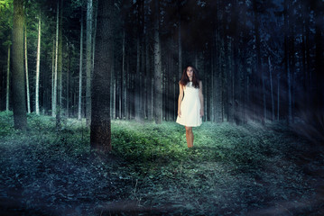 Woman in the Forest