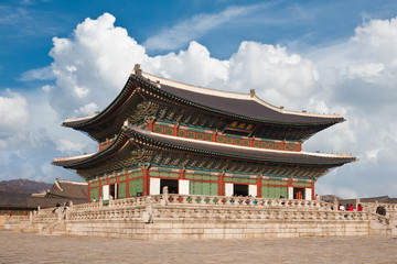 Naklejka premium Beautiful South Korea's Palace