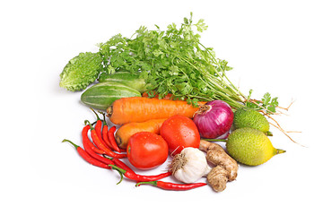 colorful fresh group of vegetables
