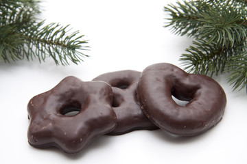 Lebkuchen mit Tannenzweige