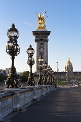 Fototapeta na wymiar Bridge of Alexandre III