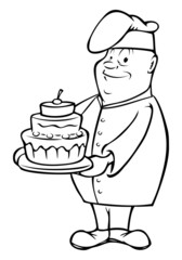 chef male outline