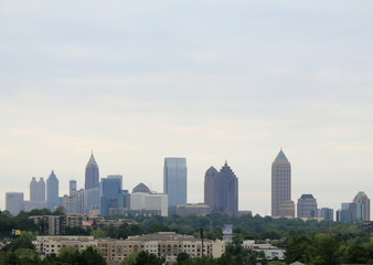 Downtown Atlanta Georgia, north view.