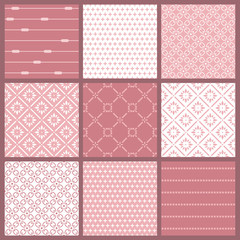 Seamless backgrounds Collection - Vintage Tile