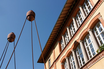 Detail Fassade  Altes Dampfbad (1846), Baden-Baden