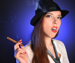 Obraz premium black hat