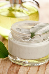 botte of organic cream