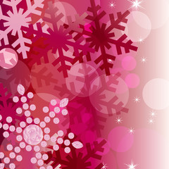 crystal decoration background red