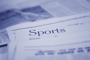 newspaper, sports page