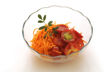 Ensalada de zanahoria y tomate  - 1