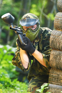 Paintball Player