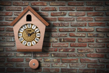 Cuckoo Clock on wall.