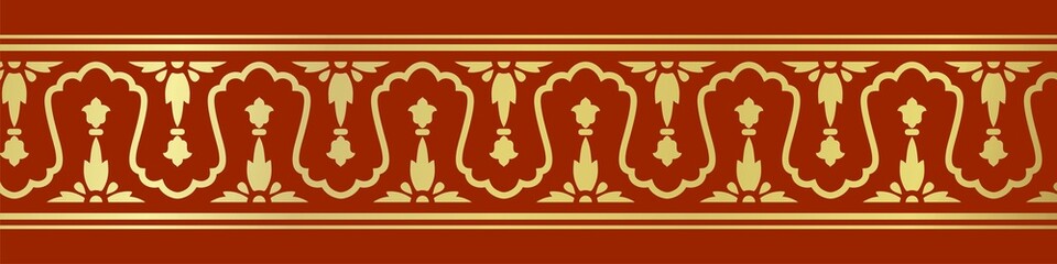 traditional Indian border design,Rajasthan, India