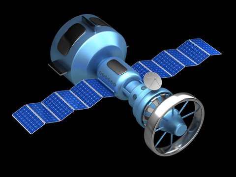 Model of an artificial satellite