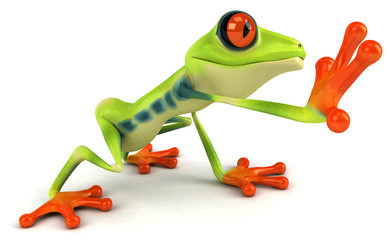 Naklejka premium Grenouille