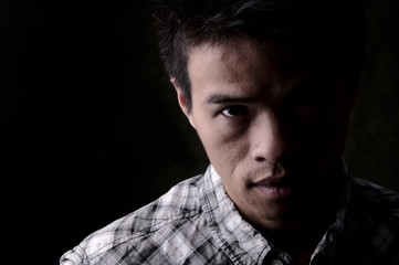 Obraz premium Serious Asian Man