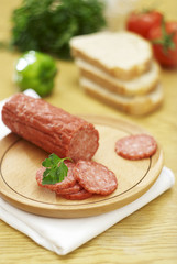 salami slices